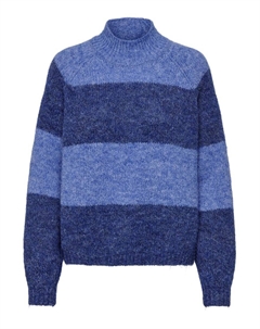 Тонкий вязаный свитер Sweater ZOEY, синий/темно-синий Jdy