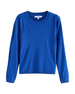 Тонкий вязаный свитер Sweater, синий Next