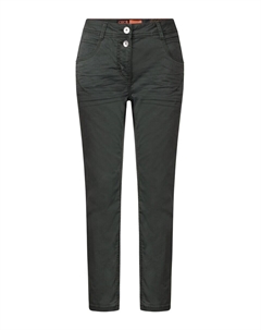 Тканевые брюки Slim fit Pants Scarlett, черный Cecil