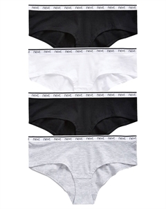 Трусики Panty, цвет grey/black/white Next