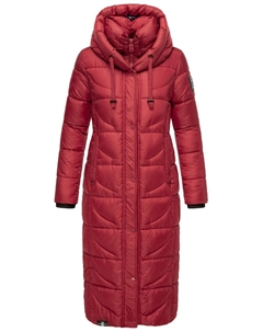 Пуховик Steppmantel Waffelchen, цвет Dark Red Navahoo