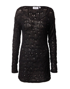 Тонкий вязаный свитер Sweater Melany, черный Weekday