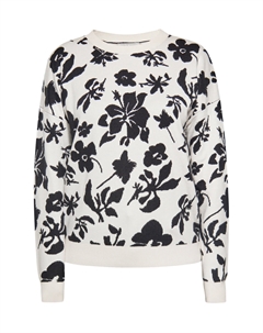 Свитер, белый черный Usha