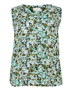 Топ без рукавов Top Ami, пятнистый синий Kaffe curve