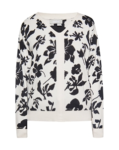 Свитер, белый черный Usha