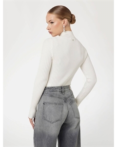 Тонкий вязаный свитер Sweater, белый Guess