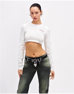 Топ с длинными рукавами Y/Project, белый Marc jacobs