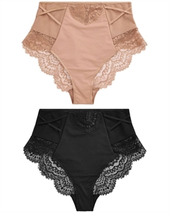 Трусики Panty, цвет dusky pink/black Next
