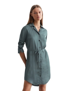 Платье рубашка Shirt Dress, изумрудный Marc o'polo