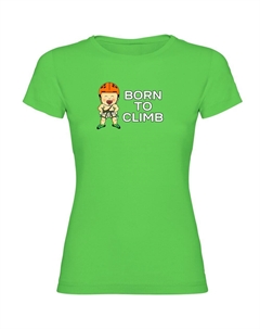 Футболка Born To Climb, зеленый Kruskis