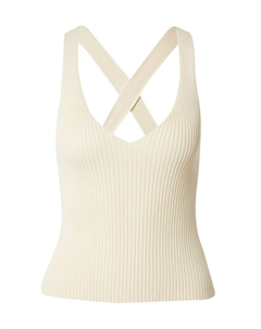 Топ без рукавов Top Onorata, бежевый Edited