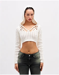 Y/Project взаный топ с капюшоном, слоновая кость Marc jacobs