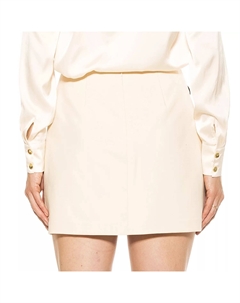 Женская мини-юбка с передним карманом Mila, черный Alexia admor