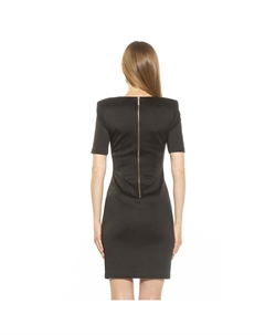 Женское платье-футляр в форме сердца Della с короткими рукавами, черный Alexia admor