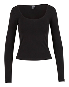 Лонгслив Shirt, черный Urban classics