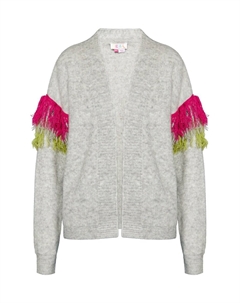 Вязаный кардиган Knit Cardigan Hoona, пятнистый серый Izia