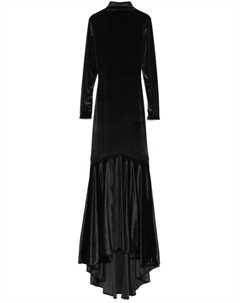 Бархатное платье макси, черный Atu body couture