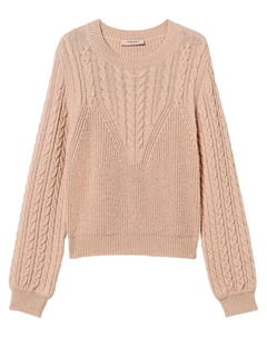 Свитер с косами, серый Twinset