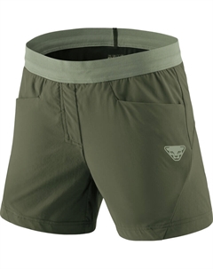 Женские гибридные шорты Transalper, зеленый Dynafit