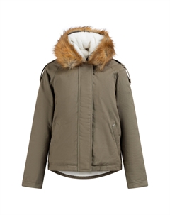 Пуховик, цвет Oliv Weiss Dreimaster