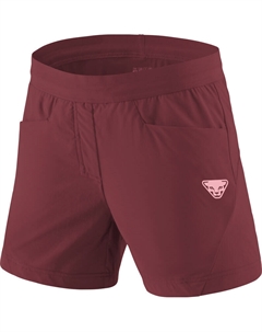 Женские гибридные шорты Transalper, красный Dynafit