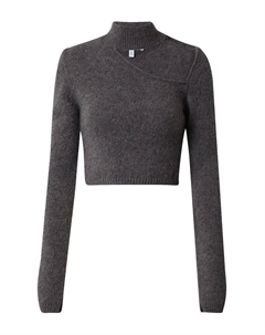 Тонкий вязаный свитер Sweater Vaike, антрацит Edited