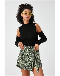 Женский свитер с детализацией окна 3wal90098ht, черный Koton