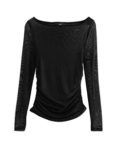 Лонгслив Shirt, черный Next