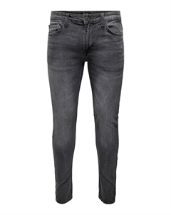 Джинсы узкого кроя Loom, серый Only & sons