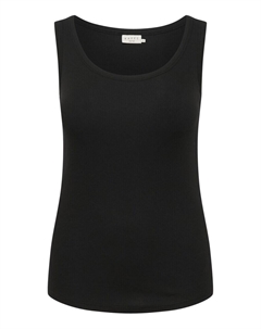 Топ без рукавов Top Carina, черный Kaffe curve