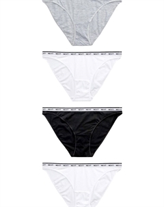 Трусики Panty, цвет grey/black/white Next