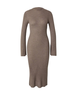 Вязаное платье Knitted dress Ally, коричневый Lindex