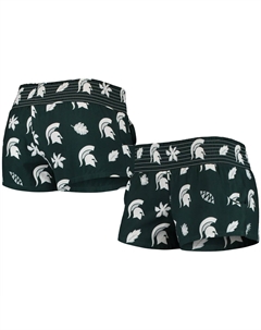 Женские пляжные шорты Wes & Willy Green Michigan State Spartans Unbranded