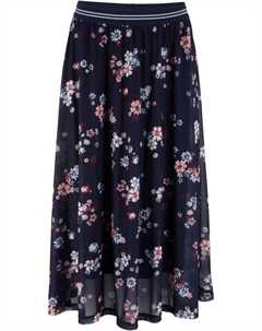 Юбка-миди из сетчатой ткани с удобным эластичным поясом, синий Bpc bonprix collection