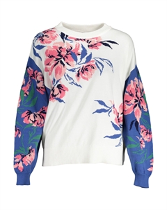 Белый хлопковый женский свитер Gant