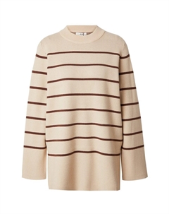 Тонкий вязаный свитер Sweater MILA, бежевый Jdy