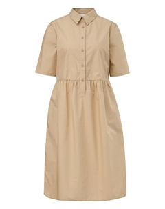Платье рубашка Shirt Dress, кэмел Comma casual identity
