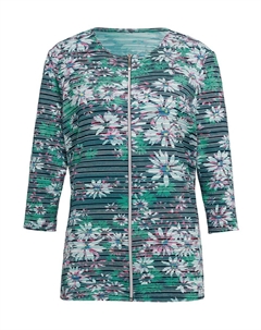 Толстовка с капюшоном на молнии Zip-Up Hoodie, зеленый Goldner