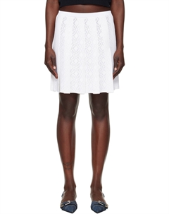 Мини-юбка из жаккарда с плиссировкой Monogram 72 Givenchy