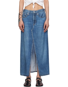 Синяя юбка-миди Miramar Clara Rag & bone