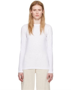 Белая футболка с длинным рукавом «The Slub», Bright white Rag & bone