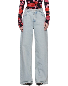 Синие джинсы Boy Fit Blumarine