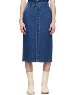 Синяя джинсовая юбка-миди Colby Carhartt work in progress