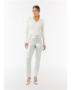 Тканевые брюки Hose 7/8, серебряный Comma,