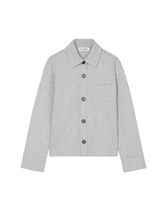 Блейзер Jersey-Overshirt regular, цвет mid stone melange Marc o'polo