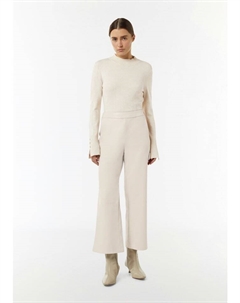 Тканевые брюки Hose lang, бежевый Comma,