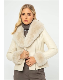 Кожаная куртка Jacket, бежевый Wittchen