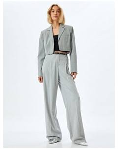 Тканевые брюки Hose, серый Koton