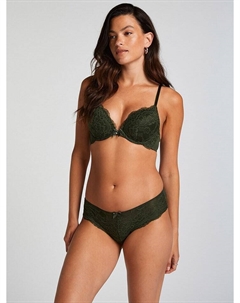 Бюстгальтер пуш-ап Hunkemöller Push-Up-BH Teddy, хаки Hunkemoller