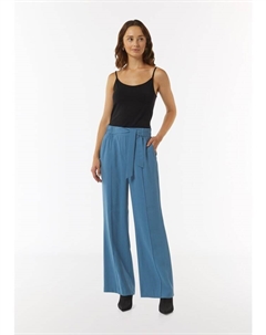 Тканевые брюки Hose lang, синий Comma,